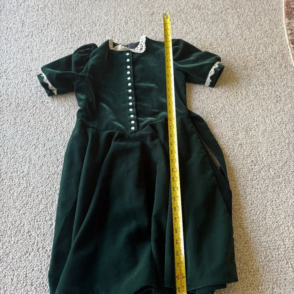 Vintage Pleasant Co Molly Dress Like Your Doll Velvet Girls 12 HTF